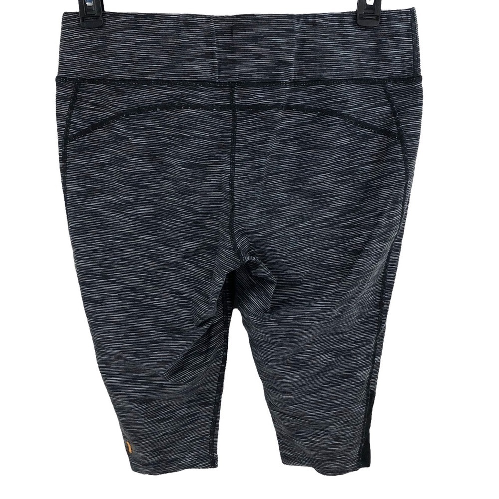 Lucy PowerMax Bermuda Short Legging Sz XL Grey Space Dye Mid Thigh X Training Co - Picture 3 of 10